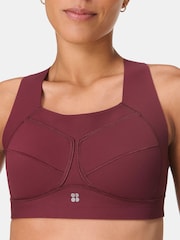 Sweaty Betty Red Zero Gravity Running Bra - Image 3 of 7