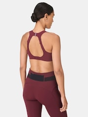Sweaty Betty Red Zero Gravity Running Bra - Image 6 of 7