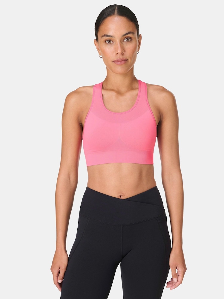 Dunkelrosa - Sweaty Betty Stamina Seamless Sports Bra - Bild 1 von 7