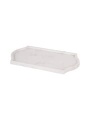 Libra Interiors White Genoa Marble Tray - Image 2 of 6