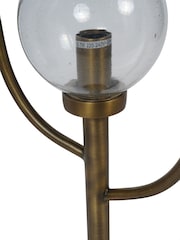 Libra Interiors Brass Wellesley Three Globe Table Lamp - Image 5 of 6