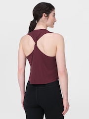 Sweaty Betty Red Soft Flow Studio Twist Back Tank Top - Image 2 of 7