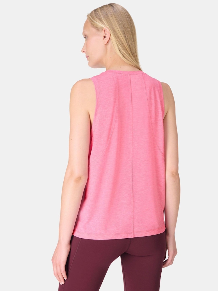 Sweaty Betty Pink Soft Flow Studio Vest - Image 2 of 7 Sweaty Betty Pink Soft Flow Studio Vest - Image 2 of 7