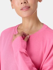 Sweaty Betty Pink After Class Crop Sweatshirt - Image 5 of 7