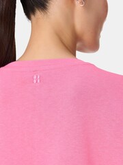 Sweaty Betty Pink After Class Crop Sweatshirt - Image 6 of 7