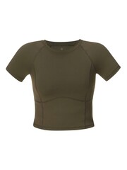 Sweaty Betty Green All Day Cropped T-Shirt - Image 7 of 7