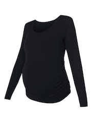 Sweaty Betty Black All Day Maternity Long Sleeve Top - Image 7 of 7
