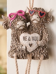 Neutral Hamish The Highland Cow Hanging Decoration - Image 2 of 3