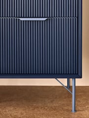 MADE.COM Navy Blue Elian Large Sideboard - Image 4 of 6