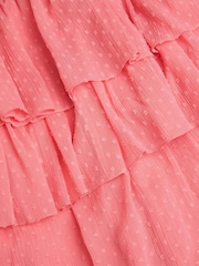 Monsoon Orange Biannca Polka Dot Chiffon Top & Skort Set - Image 3 of 3