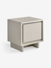 MADE.COM Natural Greige Wood Effect Kaci Bedside Table - Image 1 of 1