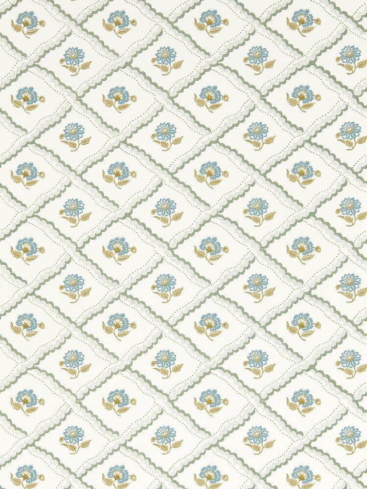 Sanderson Green Fairdown Country Woodland Wallpaper 10M - Image 1 of 1 Sanderson Green Fairdown Country Woodland Wallpaper 10M - Image 1 of 1