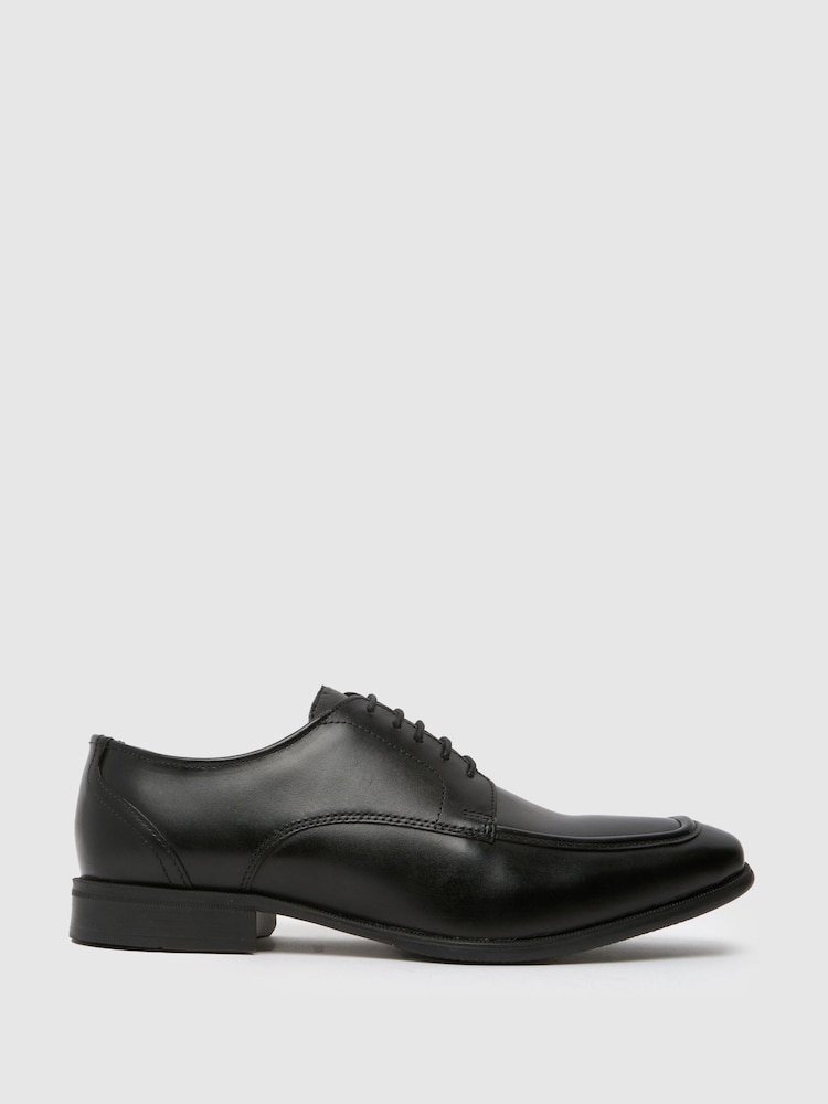 Schuh Ryan Leather Moccasin Black Shoes - Imagen 1 de 7