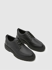 Schuh Reece Moccasin Lace Up Black Shoes - Image 3 of 4