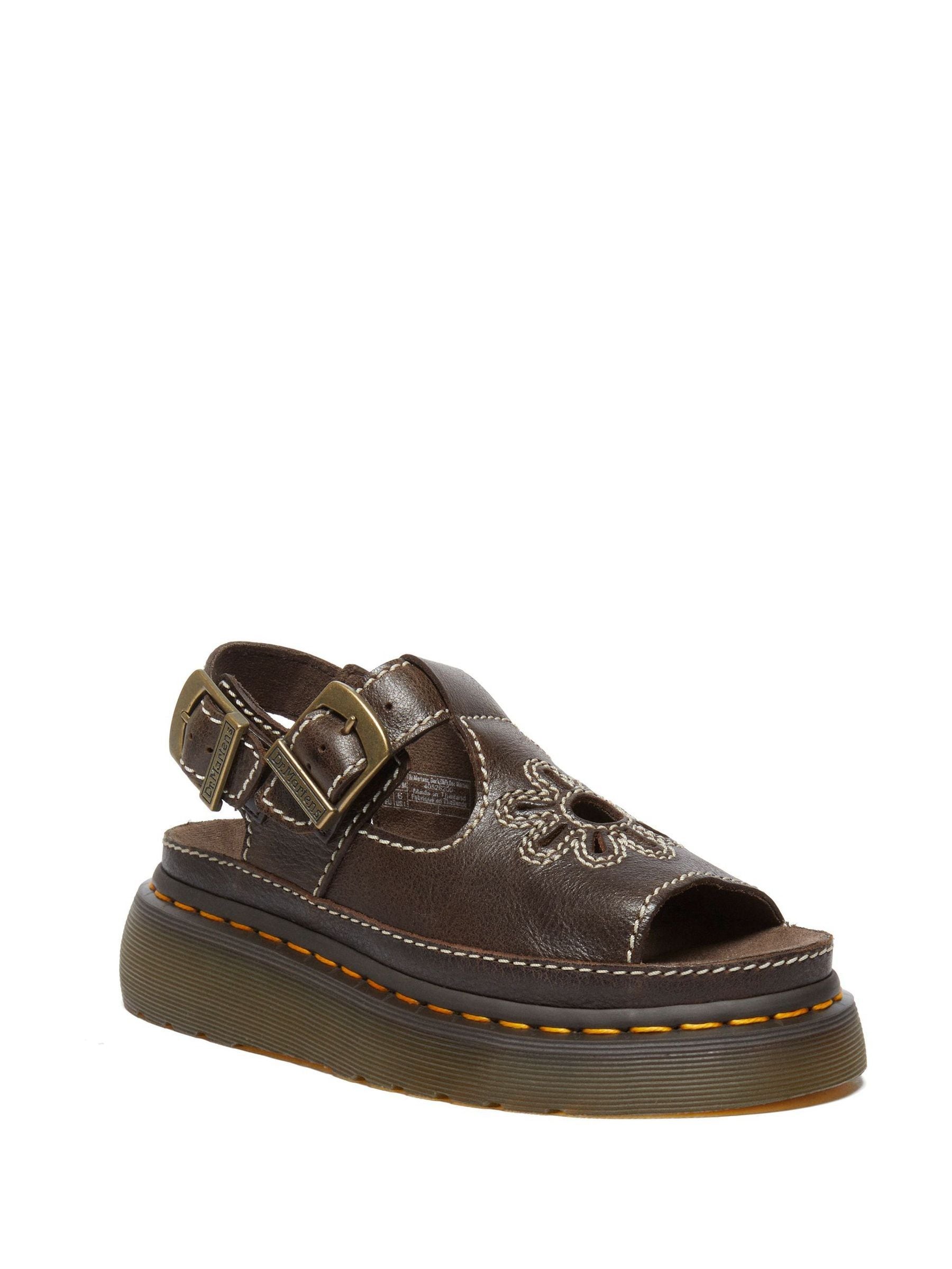 Dr Martens Hayden Brown Leather Chunky Platform Buckle Sandals USM 12 UK 11 EUC Dr. Martens Leather Upper M Sandals for Men for sale | eBay main image 2