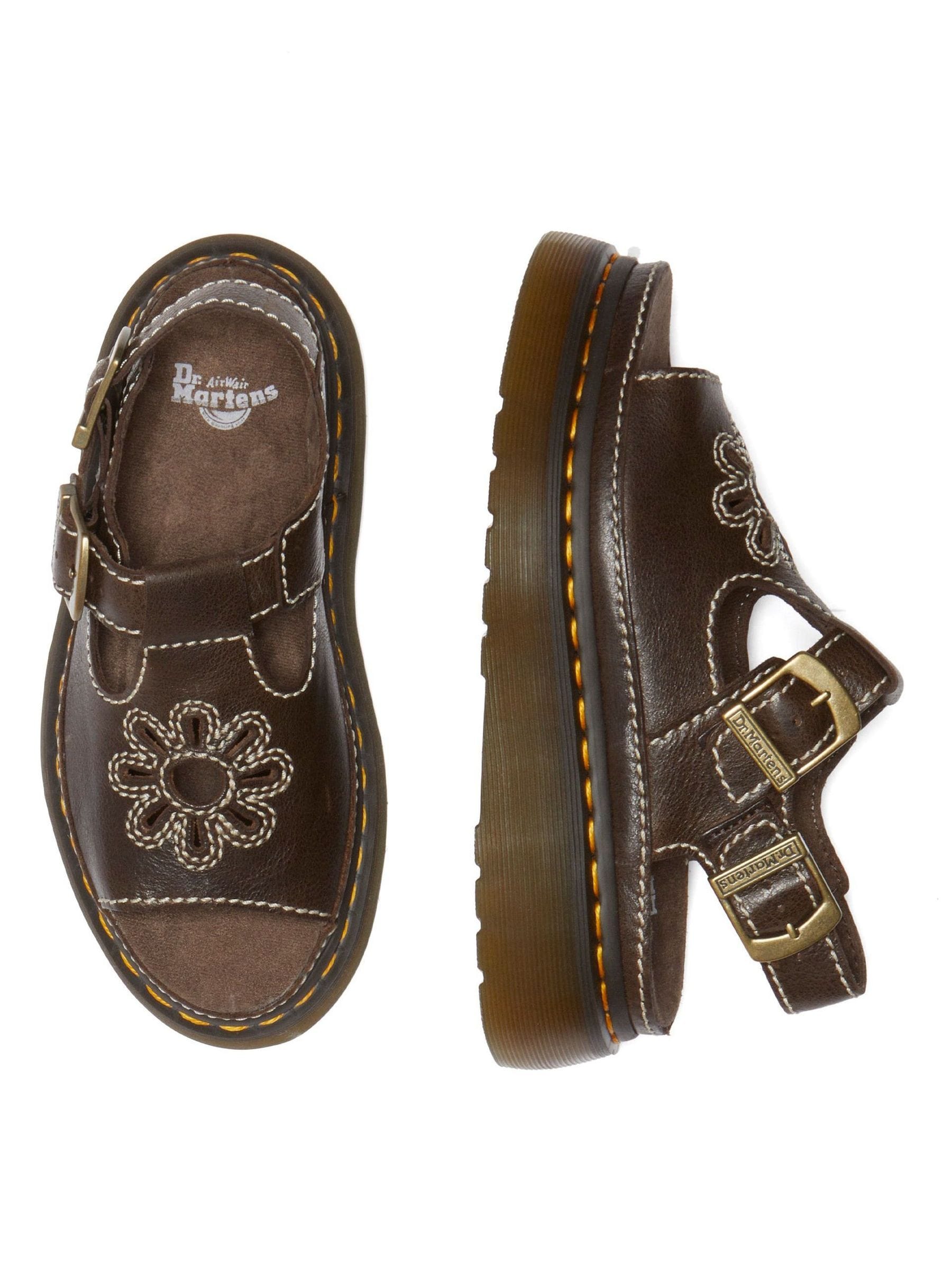 Buy Dr. Martens Brown Dunnet Flower Kelp Sandals from the Next UK