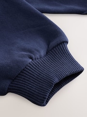 Navy Slogan Sweatshirt (3-16yrs) - Image 10 of 10