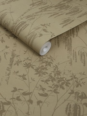 Gold Time Travel Trees A4 Wallpaper Sample - Image 4 of 5