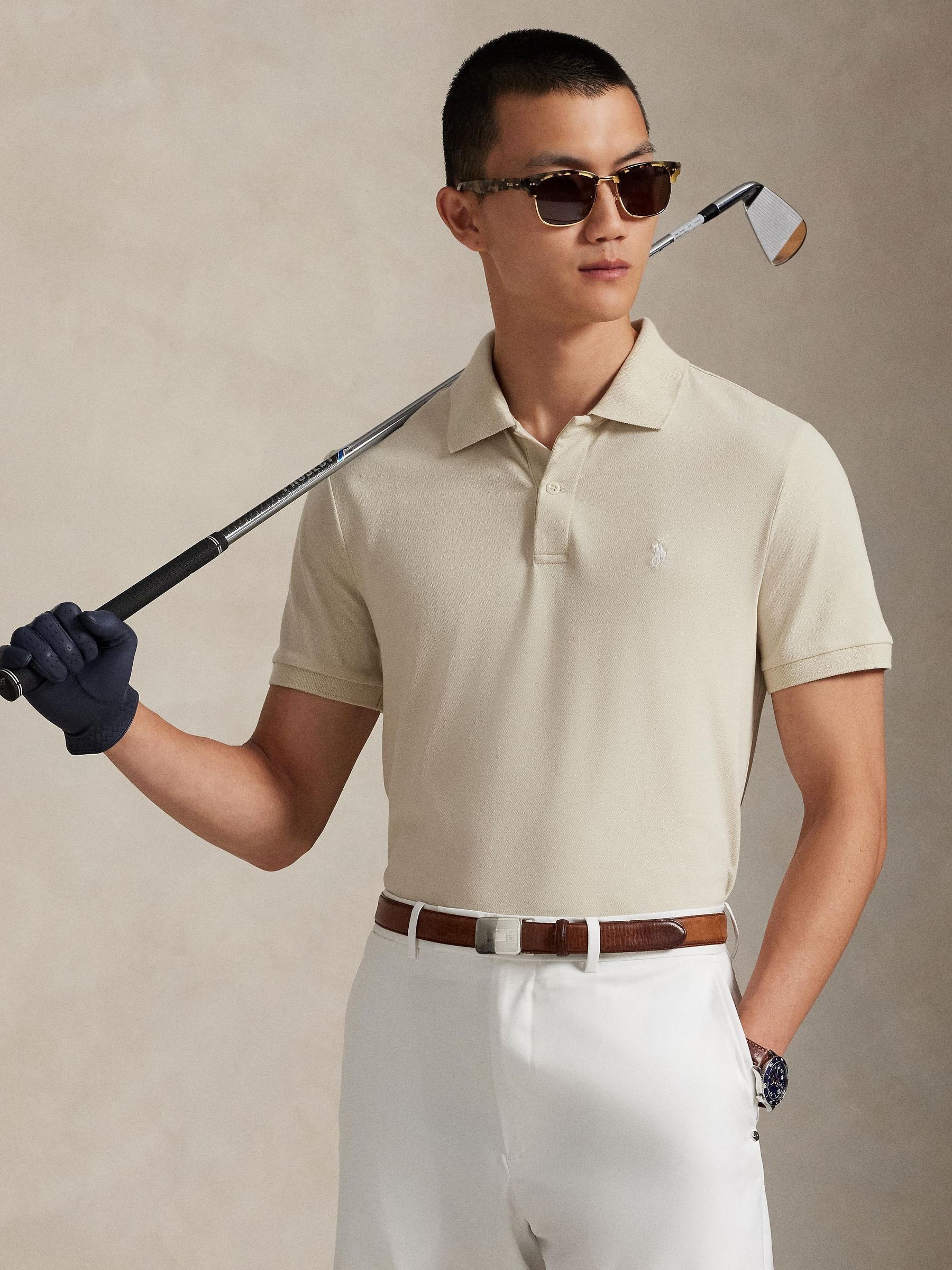 美品　POLO RALPH LAUREN Polo Ralph Lauren Camisa Polo Com Aplicação | Branco | FARFETCH BR