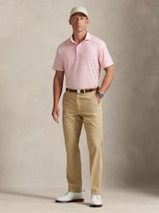 Ralph Lauren Pink Printed Lightweight Airflow Knit Polo Shirt - Image 2 of 4