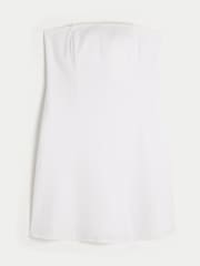 Hollister Strapless Mini White Dress - Image 3 of 3
