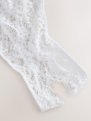 לבן - Glamour בגד גוף ללא כיסוי במפשעה - תמונה 2 מתוך 3