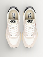 AUTRY Natural Reelwind Low Man UT50 Suede Trainers - Image 4 of 6