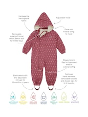 Muddy Puddles Pink Waterproof 3-in-1 Puddlesuit - Image 9 of 9
