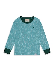 Muddy Puddles Green White Thermal Baselayer Top - Image 3 of 4