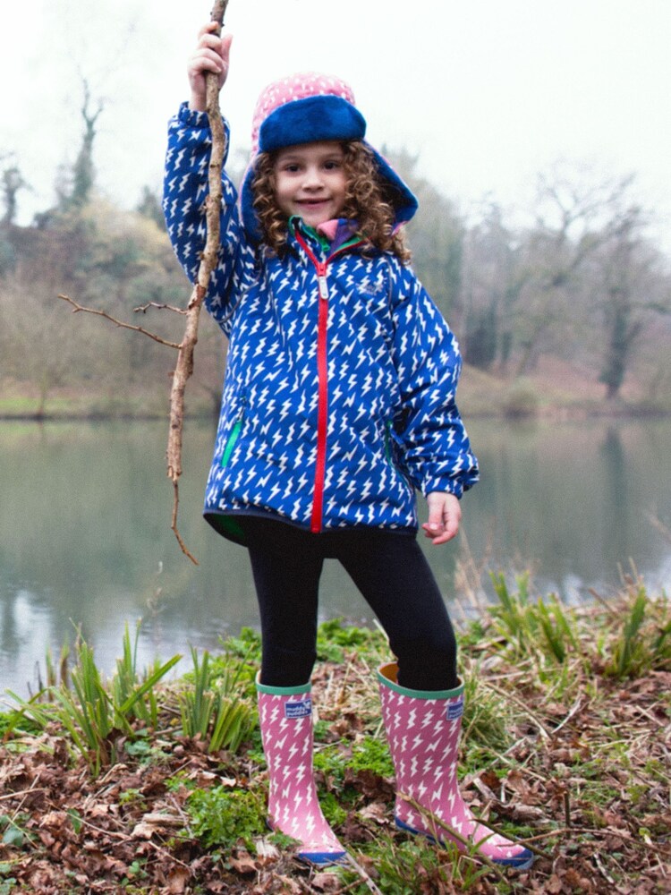 Muddy Puddles Blue Waterproof EcoSplash Jacket - Image 1 of 7