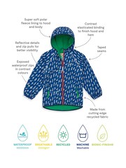 Muddy Puddles Blue Waterproof EcoSplash Jacket - Image 6 of 7