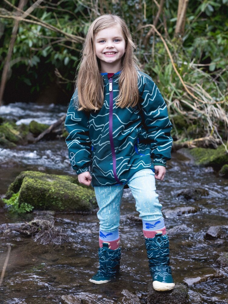 Muddy Puddles Green Waterproof EcoSplash Jacket - Image 2 of 7