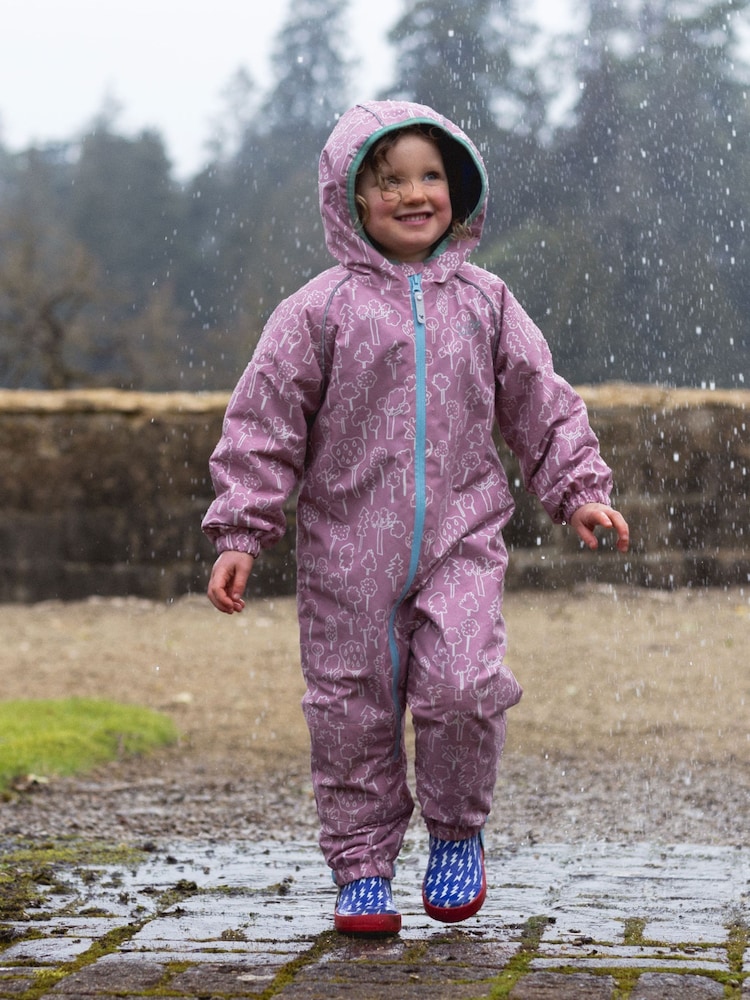 Muddy Puddles Pink Waterproof EcoSplash Puddle suit - Image 1 of 9 Muddy Puddles Pink Waterproof EcoSplash Puddle suit - Image 1 of 9