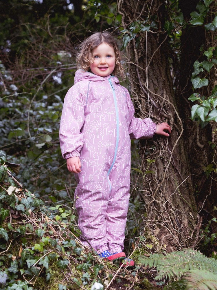 Muddy Puddles Pink Waterproof EcoSplash Puddle suit - Image 2 of 9 Muddy Puddles Pink Waterproof EcoSplash Puddle suit - Image 2 of 9