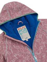 Muddy Puddles Pink Waterproof EcoSplash Puddle suit - Image 7 of 9