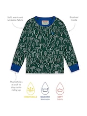 Muddy Puddles Green Thermal Baselayer Top - Image 4 of 4