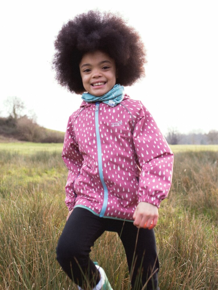 Muddy Puddles Pink Waterproof EcoSplash Jacket - Image 1 of 7