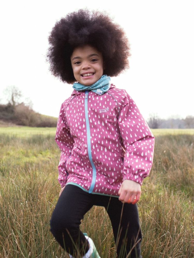 Muddy Puddles Pink Waterproof EcoSplash Jacket - Image 1 of 7 Muddy Puddles Pink Waterproof EcoSplash Jacket - Image 1 of 7