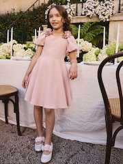 Pink Flower Corsage Occasion Dress (3-16yrs) - Image 3 of 3