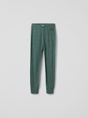 Polarn O. Pyret Green Merino Wool Long Johns Thermal - Image 1 of 3