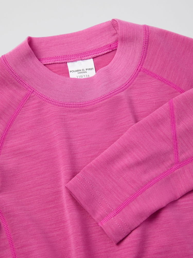 وردي داكن - رداء علوي من صوف الميرينو من Polarn O. Pyret - صورة 2 من 3 وردي داكن - رداء علوي من صوف الميرينو من Polarn O. Pyret - صورة 2 من 3