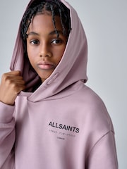 smALLSAINTS Purple Oversized Underground Pullover Hoodie - Image 2 of 10