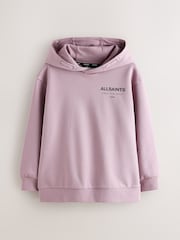 smALLSAINTS Purple Oversized Underground Pullover Hoodie - Image 5 of 10