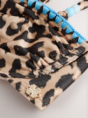 Never Fully Dressed Leopard Non Padded Underwired Bikini Top - Image 8 of 8