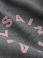 smALLSAINTS Charcoal Grey Tierra Oversized Short Sleeve Hoodie and Shorts Set - Image 13 of 14