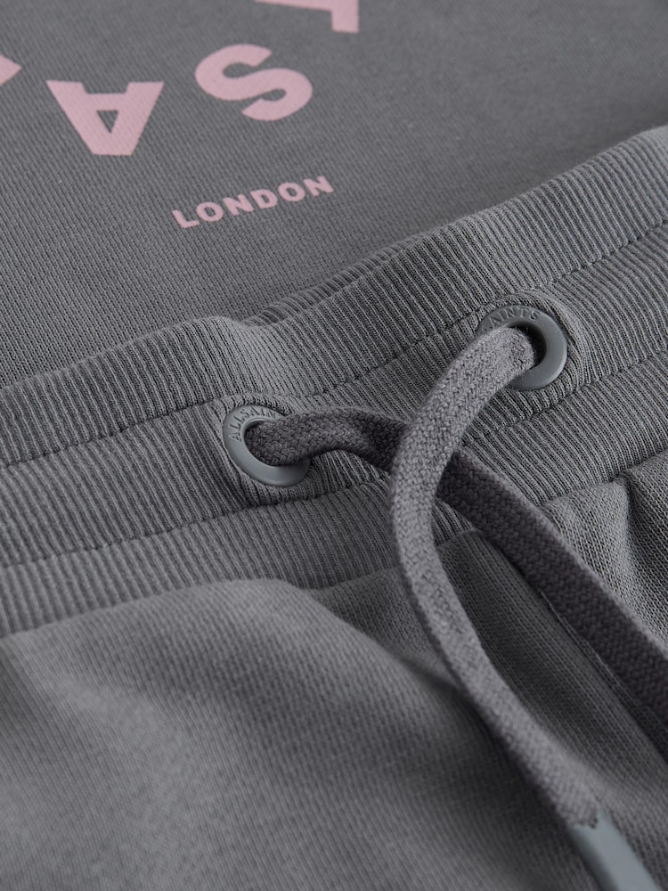 smALLSAINTS Charcoal Grey Tierra Oversized Short Sleeve Hoodie and Shorts Set - Image 14 of 14 smALLSAINTS Charcoal Grey Tierra Oversized Short Sleeve Hoodie and Shorts Set - Image 14 of 14