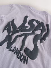 smALLSAINTS Washed Purple/Waffle Orlando T-Shirt and Sweat Shorts Set - Image 11 of 11