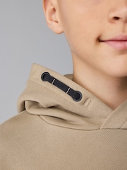 smALLSAINTS Neutral Underground Oversized Short Sleeve Hoodie and Shorts Set - Image 6 of 12