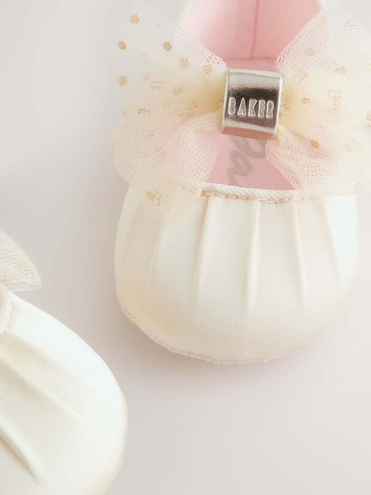 Baker by Ted Baker Baby Padders Shoes With Bow - Image 5 of 5