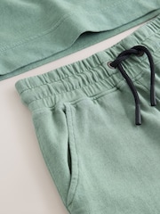 أخضر - طقم من شورت رياضي وتيشِرت Tierra من smALLSAINTS - صورة 13 من 15